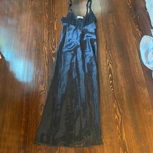 vintage black gothic victoria secret maxi dress